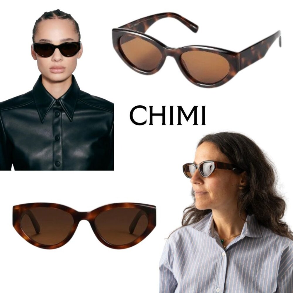 NWT - CHIMI 06 Tortoise Sunglasses (53mm-21mm)